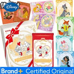 Disney CARD.FUN Genuine Collection Cards Dreamy Fairy Tale Princess Cinderella Aurora Romance Enamel Inlaid Card Girls Gifts H26012211
