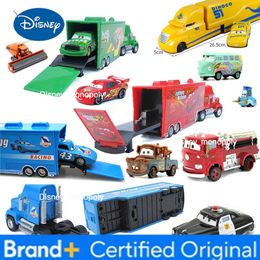 Disney 2026 New Disney Pixar Cars Lightning McQueen Mater 155 Metal Model Racing Car Toys Childrens Birthday NEWYEAR Gifts C2607211